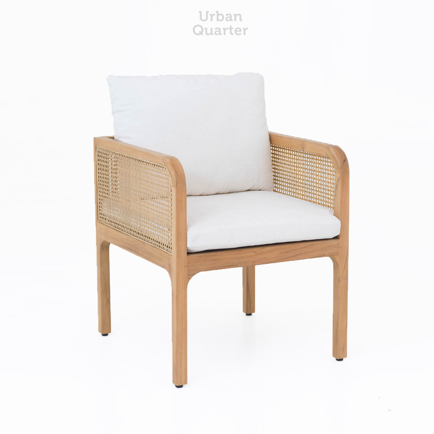 ARMCHAIR WITH TEAK WOOD