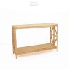 Serrano Rattan Console Table