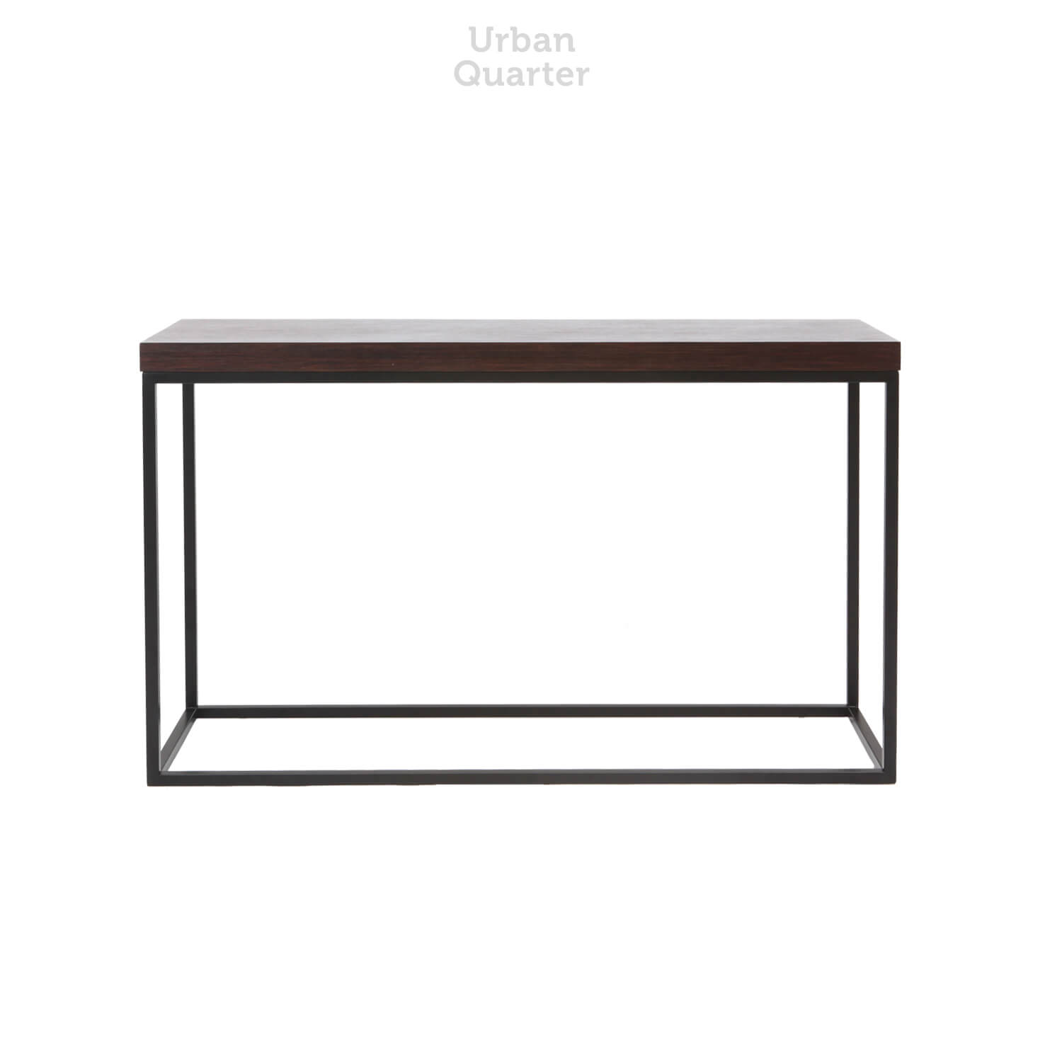 metal box console table