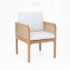 ARMCHAIR WITH TEAK WOOD