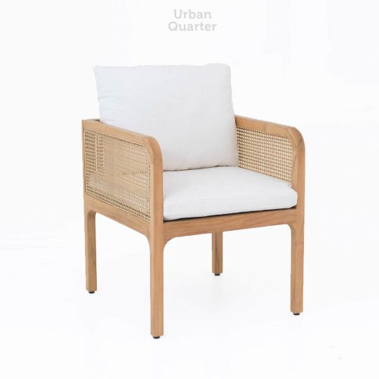 ARMCHAIR WITH TEAK WOOD